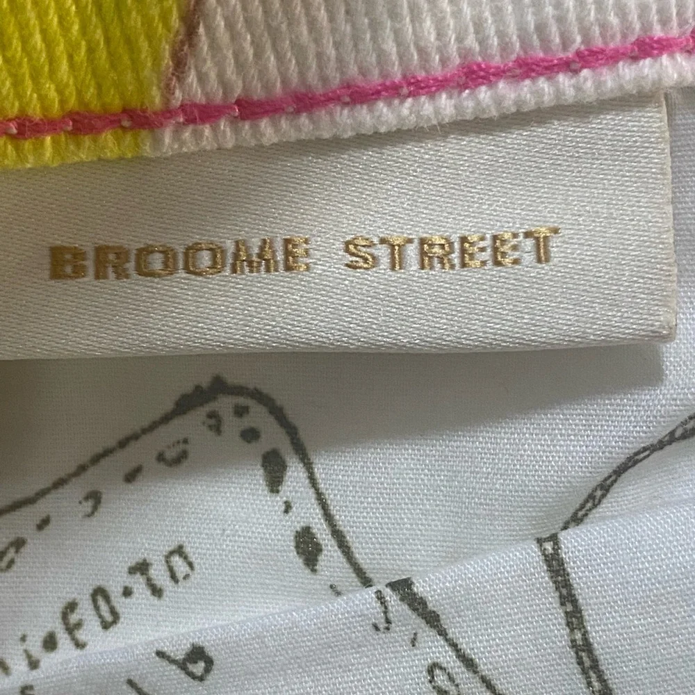 Kate Spade Broome Street lemon print skinny ankle jeans Sz 27‎ - Picture 11 of 12